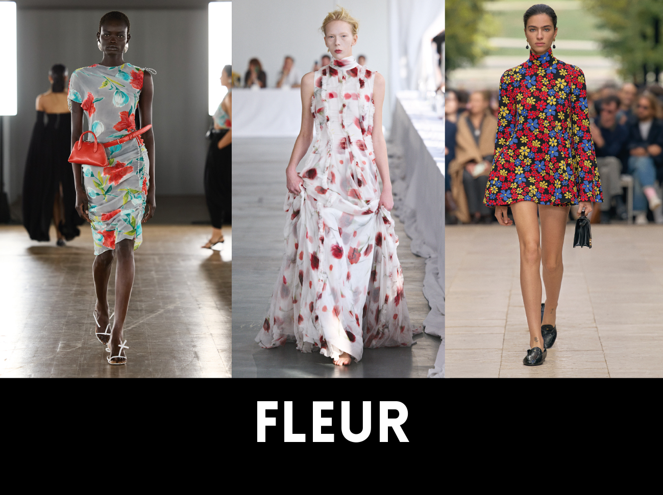 De gauche à droite COPERNI , ALAIN PAUL, CELINE FASHION WEEK 1NSTANT SUMMER 26