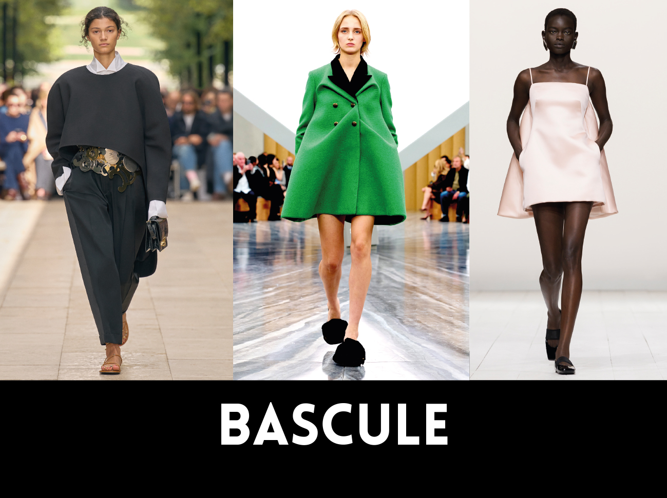 De gauche à droite CELINE, DIOR, GIVENCHY FASHION WEEK 1NSTANT SUMMER 26