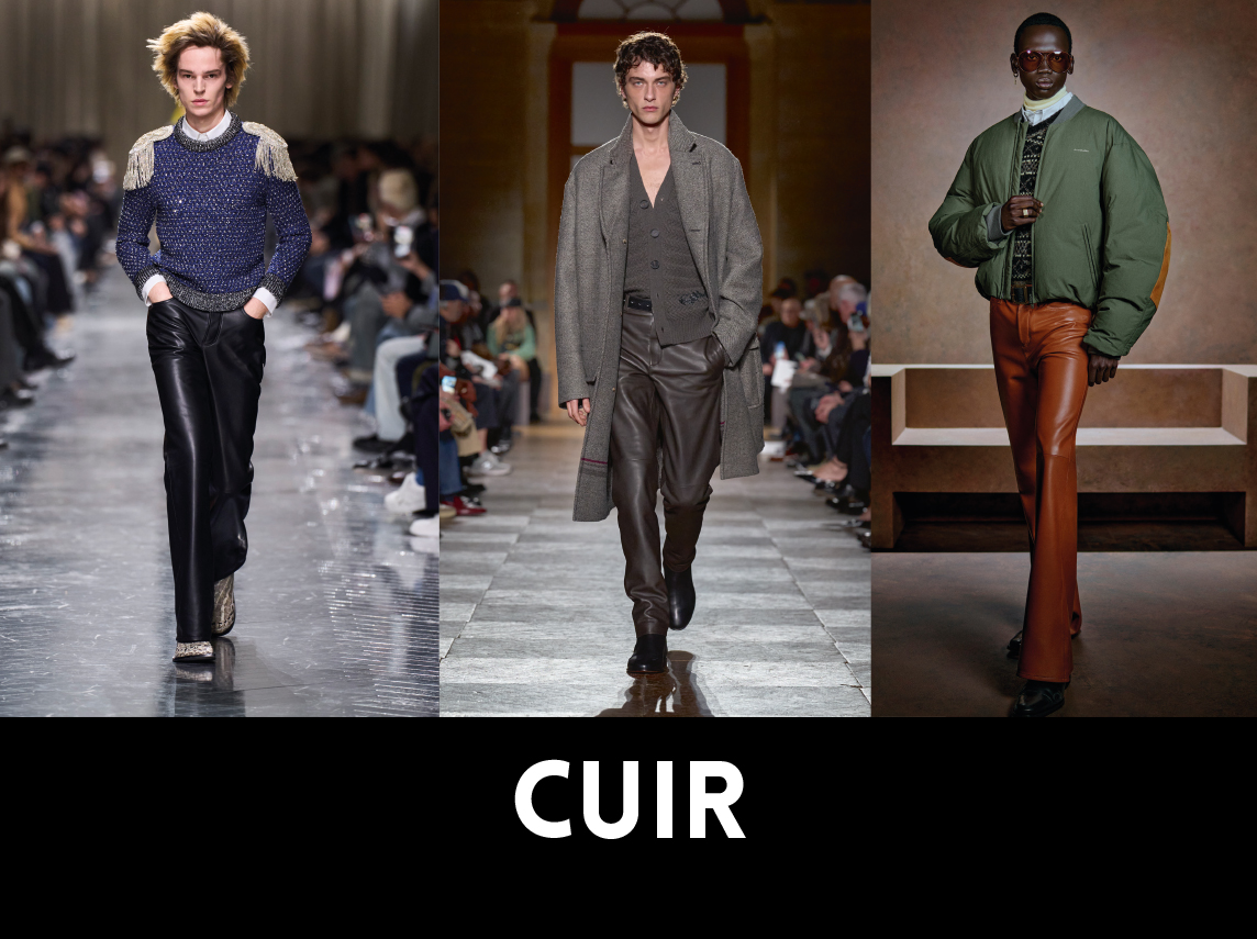 De gauche à droite, DIOR, HERMES, ACNE STUDIOS. TOP 10 DES FASHION TOC DE L’AUTOMNE-HIVER 2026-2027. 1NSTANT SHOW.