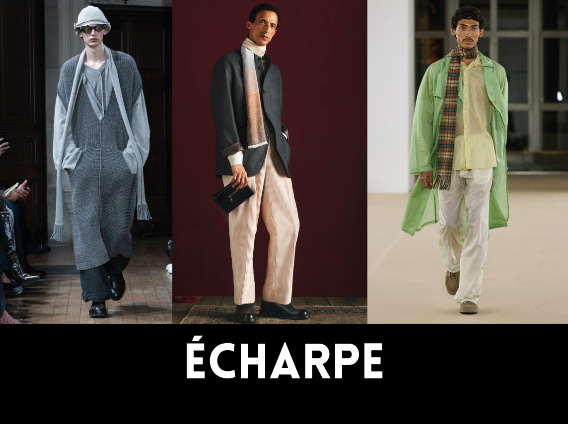 De gauche à droite, ZIGGY CHEN, BERLUTI, AURALEE. TOP 10 DES FASHION TOC DE L’AUTOMNE-HIVER 2026-2027. 1NSTANT SHOW.