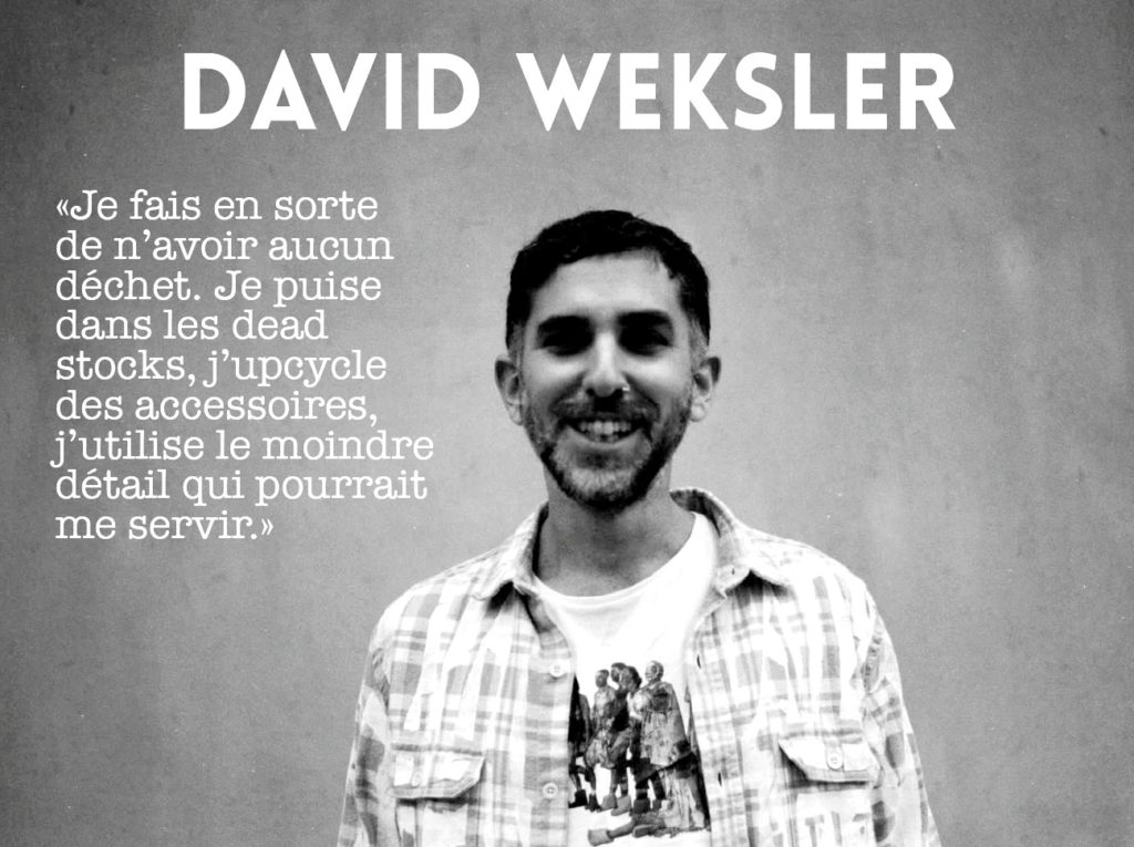 INTERVIEW DAVID WEKSLER CREATEUR DE MODE DURABLE DEFILE A LA  FASHION WEEK TEL-AVIV 1NSTANT.FR