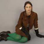 Le look veau velours de chez MIU MIU.