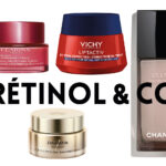 Clarins, Crème Rose Radiance. Vichy, Liftactiv B3 Crème anti-taches nuit au rétinol pur. Chanel, le Lift Crème-Huile. Lancaster, Golden Lift.