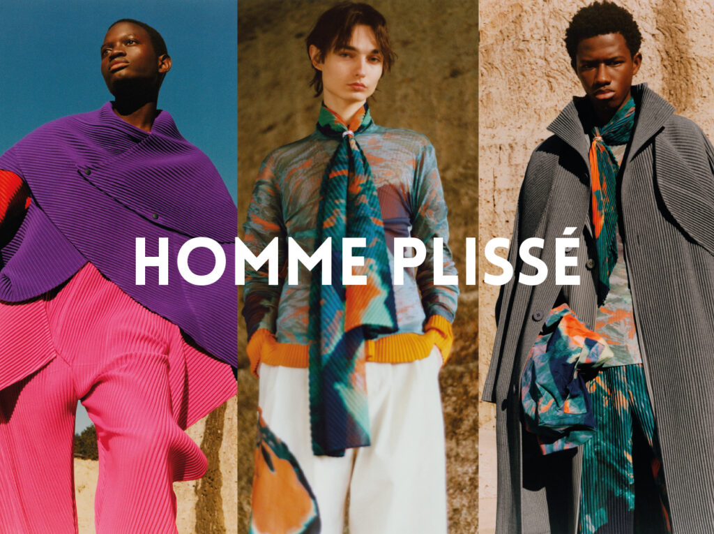 L'HOMME PLISSÉ ISSEY MIYAKE DEVOILE SA CAMPAGNE AUTOMNE HIVER 2025/2026 INTITULEE LITHOLOGY