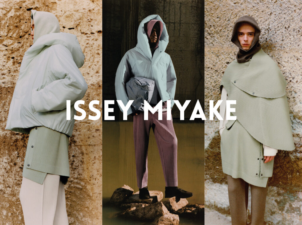 L'HOMME PLISSÉ ISSEY MIYAKE DEVOILE SA CAMPAGNE AUTOMNE HIVER 2025/2026 INTITULEE LITHOLOGY