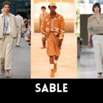 De gauche à droite, Officine Genérale SS26, 3 Paradis SS26, Hermès SS26. 1nstant Show Men SS26