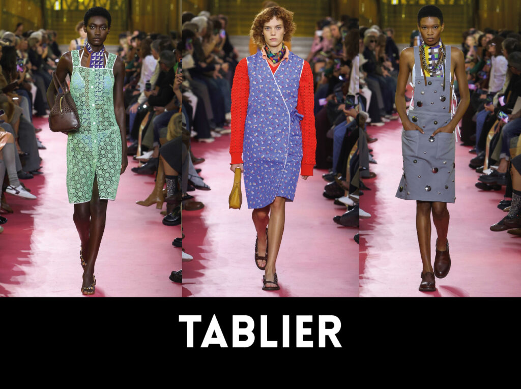 De gauche à droite MIU MIU FASHION WEEK 1NSTANT SUMMER 26