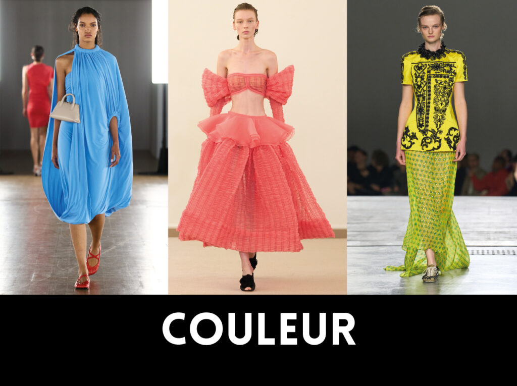 De gauche à droite COPERNI GIAMBATTISTA VALLI, DRIES VAN NOTEN FASHION WEEK 1NSTANT SUMMER 26