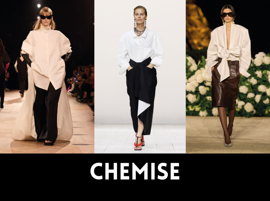 De gauche à droite BALANCIAGA, GIVENCHY, SAINT LAURENT FASHION WEEK 1NSTANT SUMMER 26