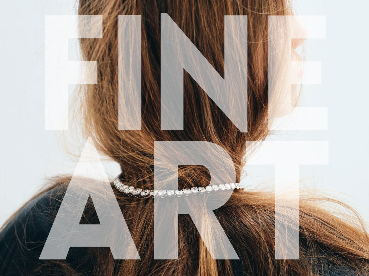 Collier en or blanc et diamants, Graff Manteau SportMax. 1nstant Haute Joaillerie.